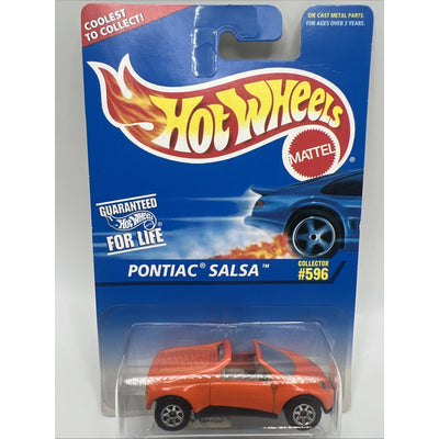 Hot Wheels Pontiac Salsa Collector #596 Orange Super Car Diecast Model