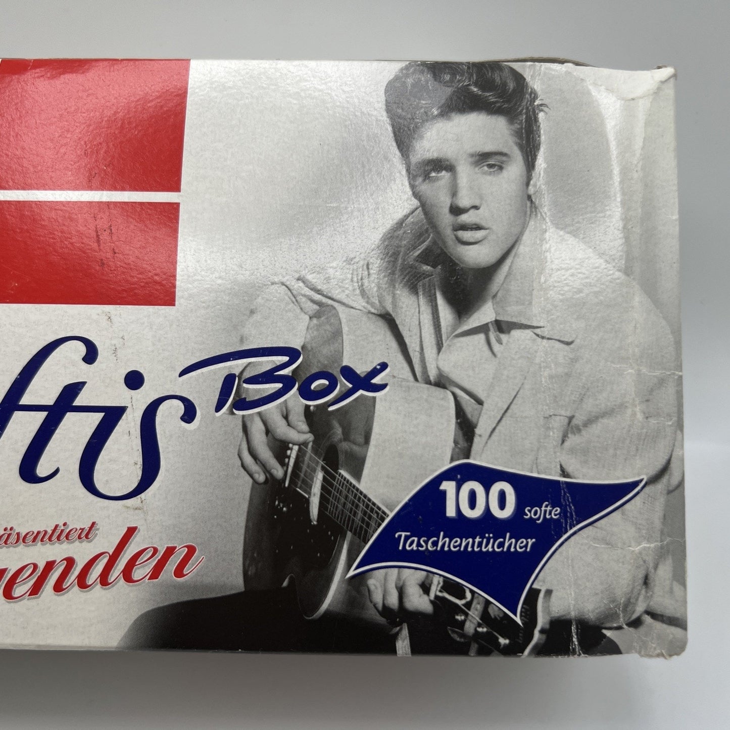 Elvis Presley Signature Zewa Softis Box präsentiert Legenden Unopened Rare