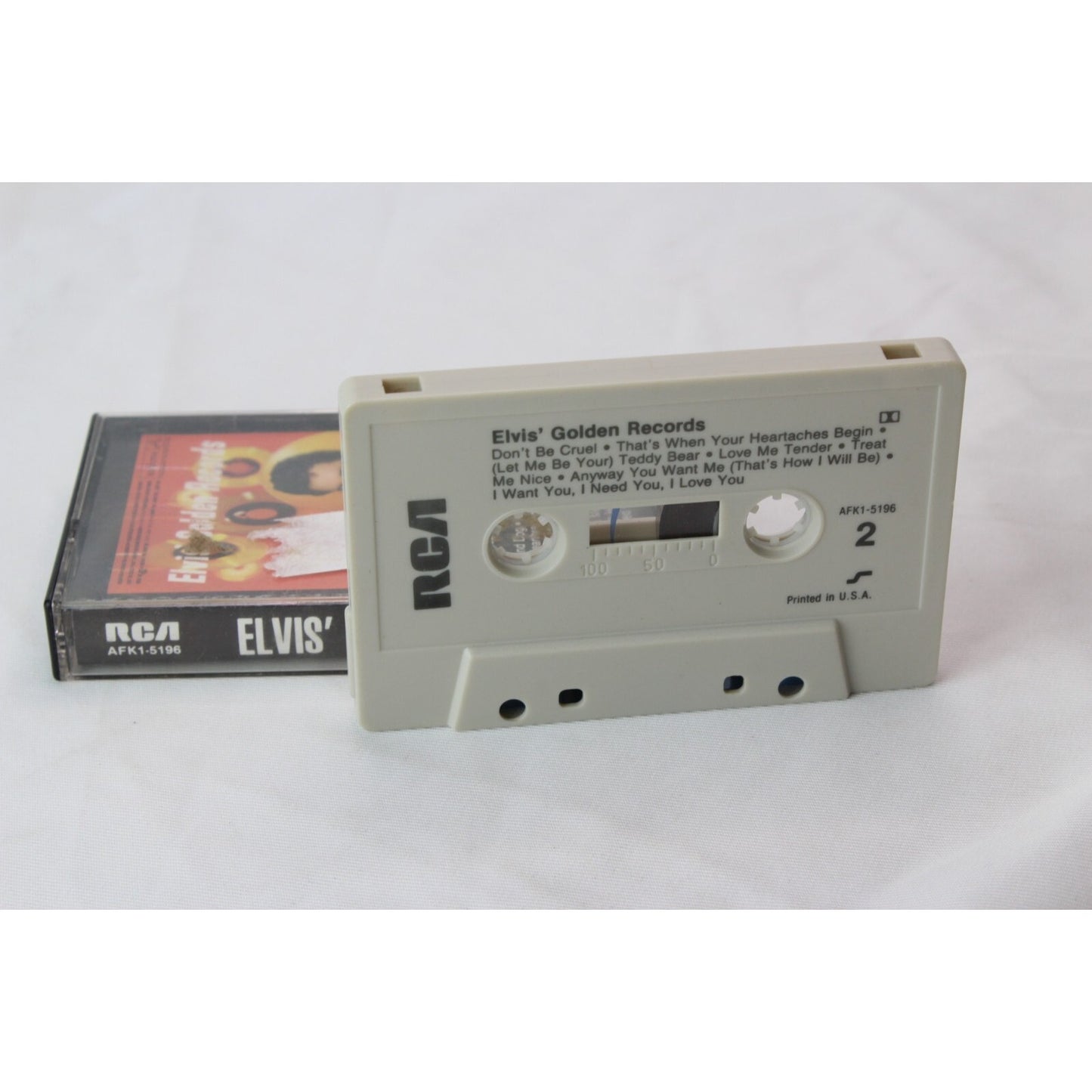 Elvis Presley Golden Records Cassette Tape Tested Music Used