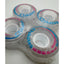 C7skates 58mm 83A Premium Quad Roller Skate Wheels Wonderland Clear Set of 4 New