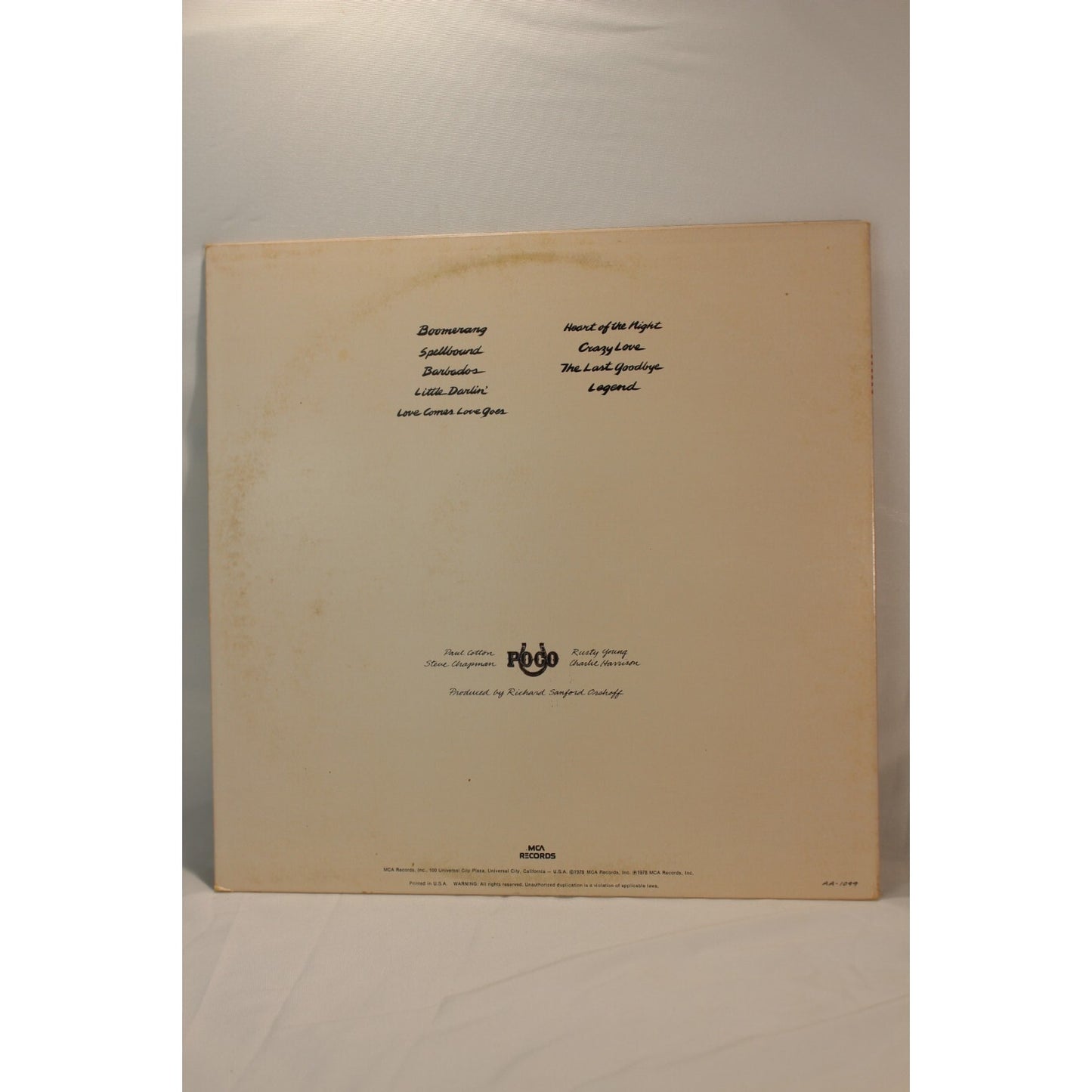 Poco Legend Record Audio Tested Video Music Album Used