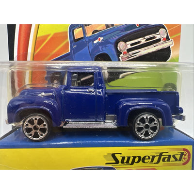 Matchbox 35th Superfast 1956 Ford F-100 2004 Mattel Blue Toy Truck #26 Die Cast