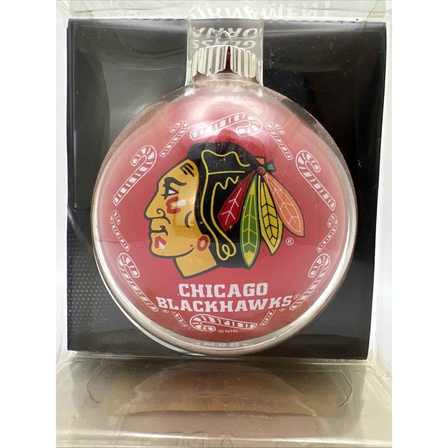 CHICAGO BLACKHAWKS Rare STANLEY CUP champs Champions ORNAMENT #1 Hockey NHL