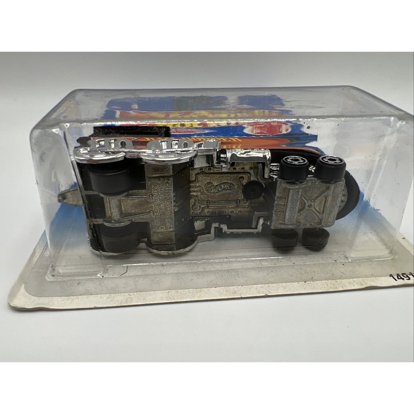 Hot Wheels RAIL RODDER Error Card 1996 First Editions #5 Black Train Mistake