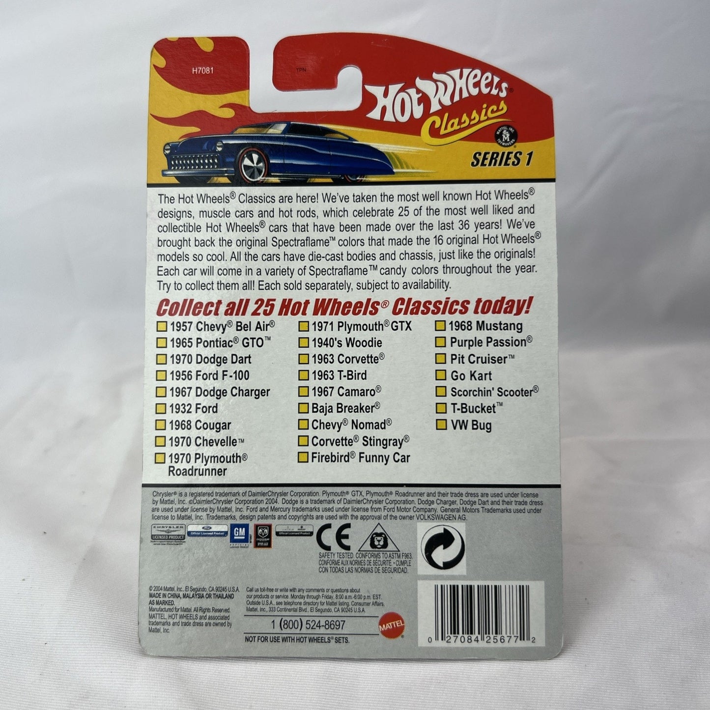 Hot Wheels Classics Chevy Nomad Series 1 16 Of 25 Dark Blue Die Cast