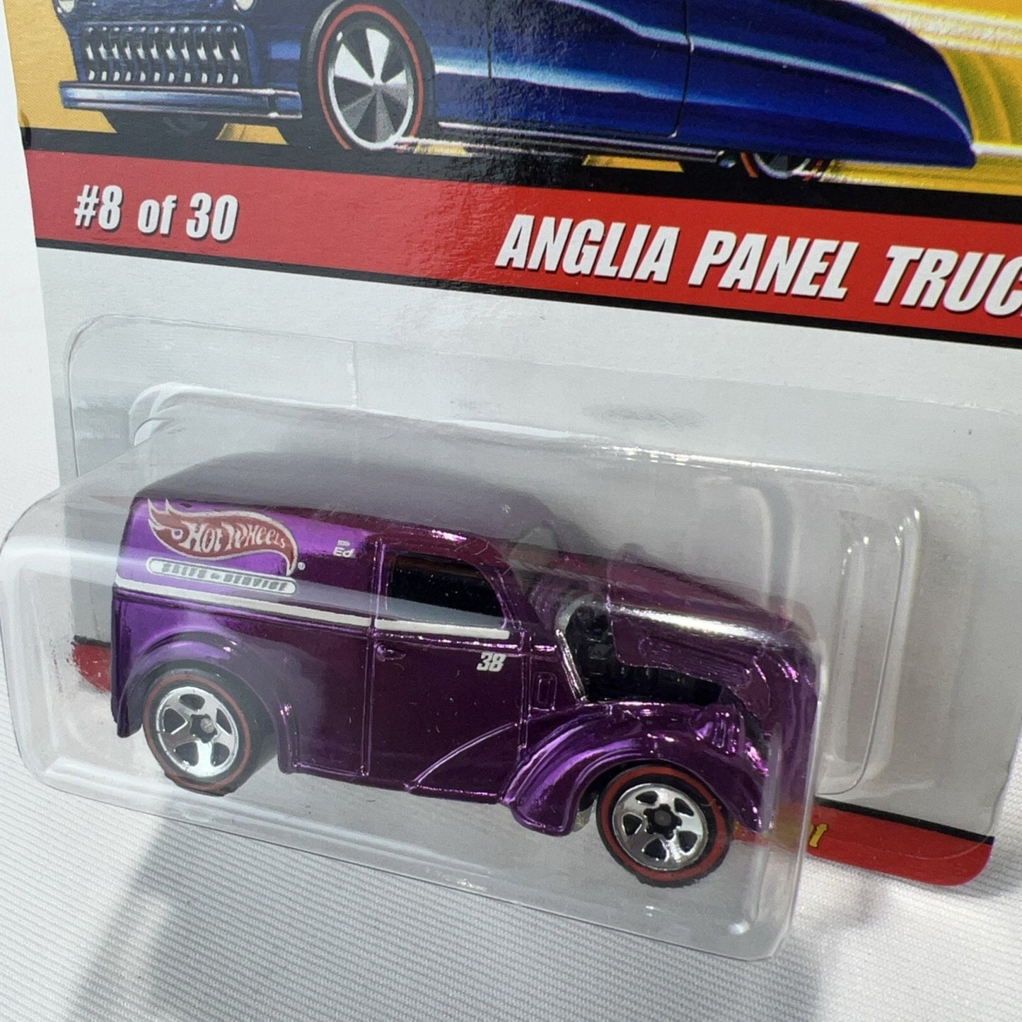 Hot Wheels Classics Series 2 Anglia Panel Truck #8 of 30 Purple Pink Super Rare