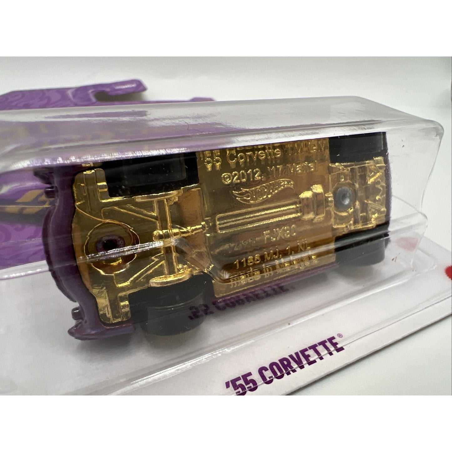 Hot Wheels '55 Corvette Purple #4 4/6 2025 Pearl Chrome 57th Anniversary Gold