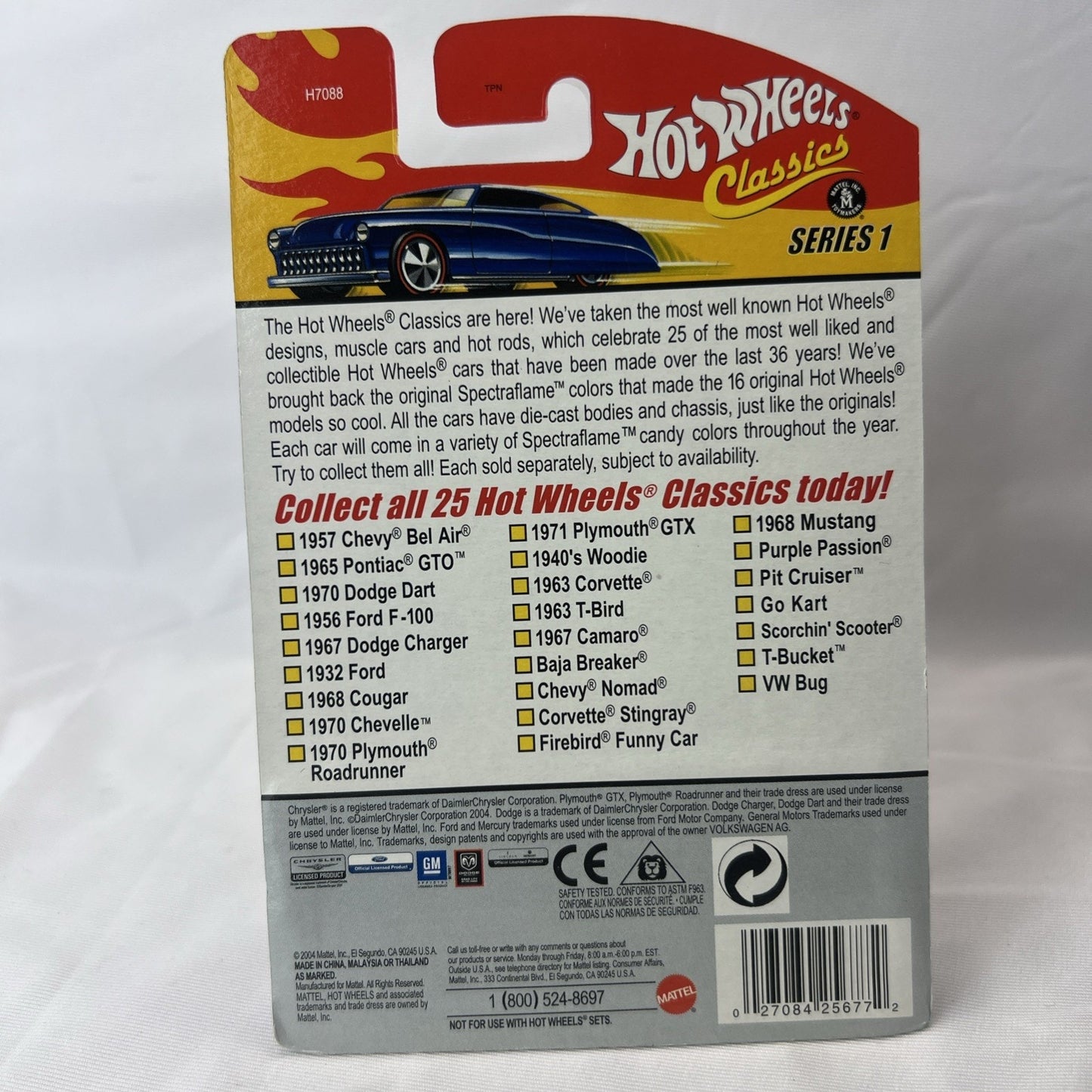 Hot Wheels Classics Series One Scorchin’ Scooter Orange Die cast