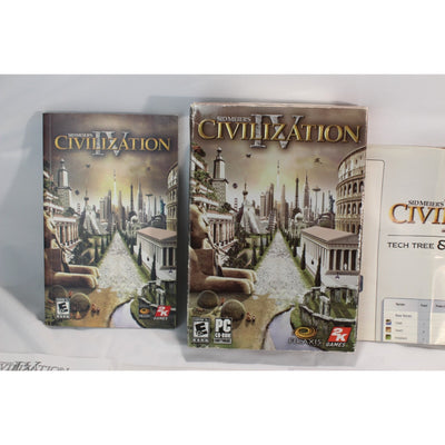 Sid Meier's Civilization IV PC Tested Video Game Strategy Civ 4 Used Disc