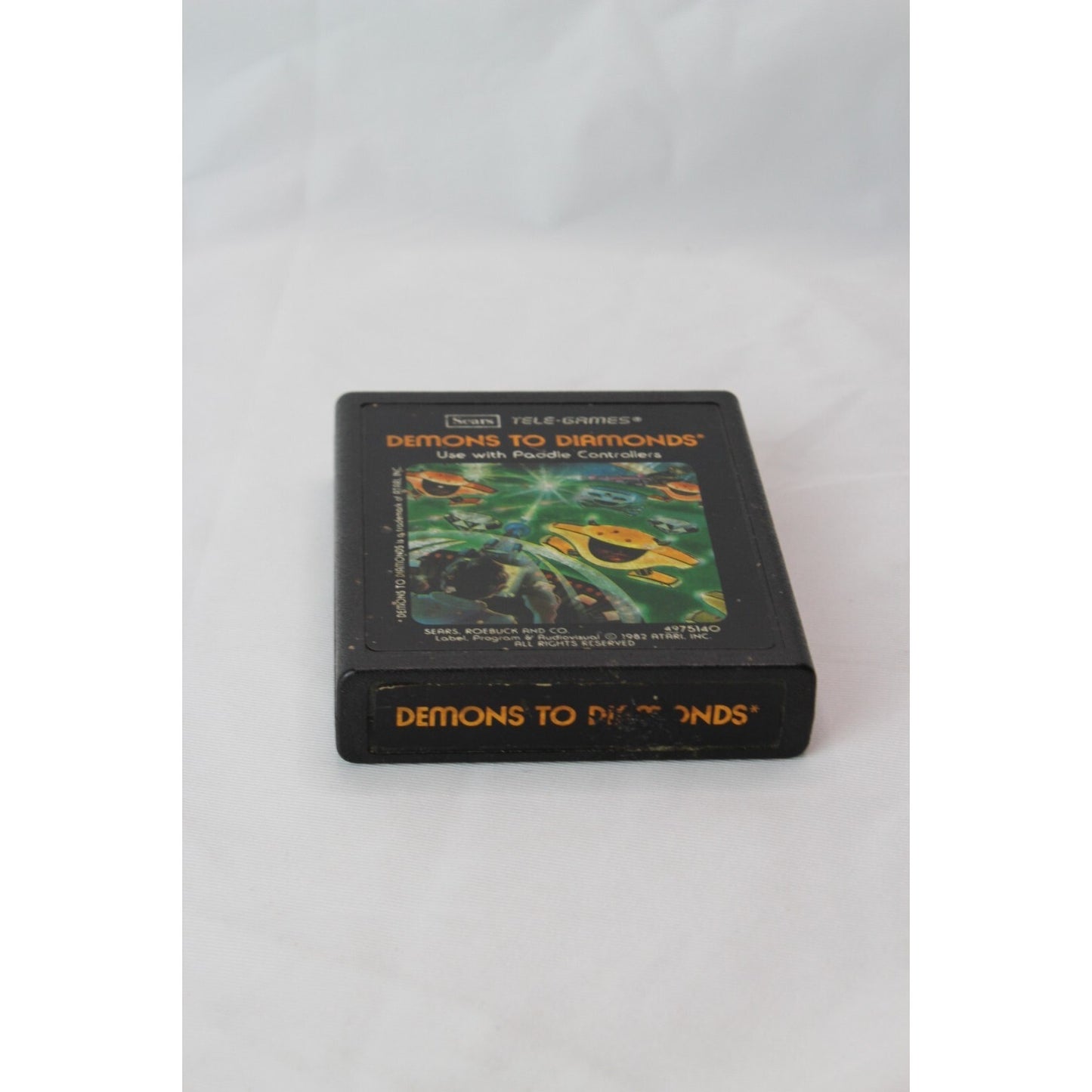 Demons to Diamonds Sears Tele-Games Atari 2600 Tested Video Game Used