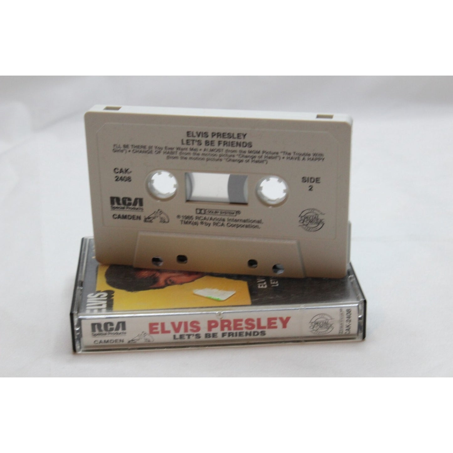 Elvis Presley Let's Be Friends Cassette Tape Tested Music Used