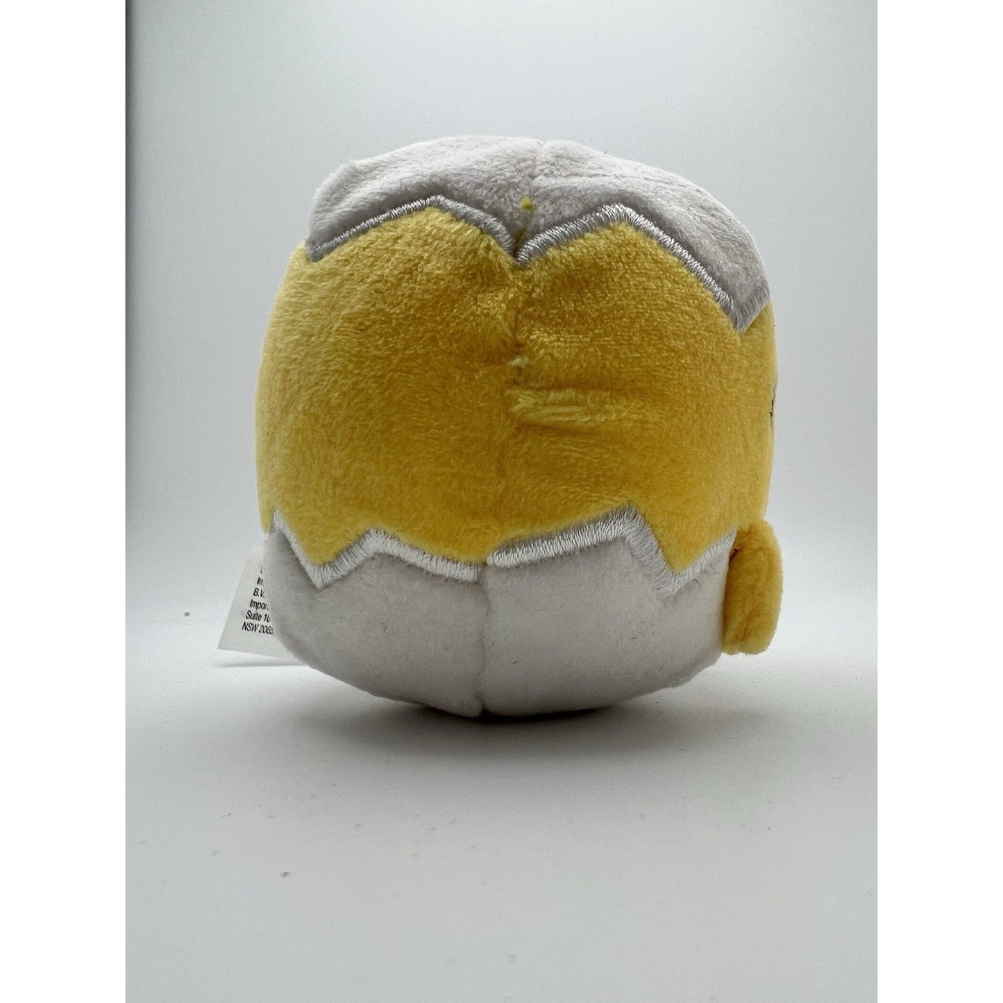 Gudetama The Lazy Egg Shell On Head N Bttm Bottom Plush 3.5 Inch Rare New Toy