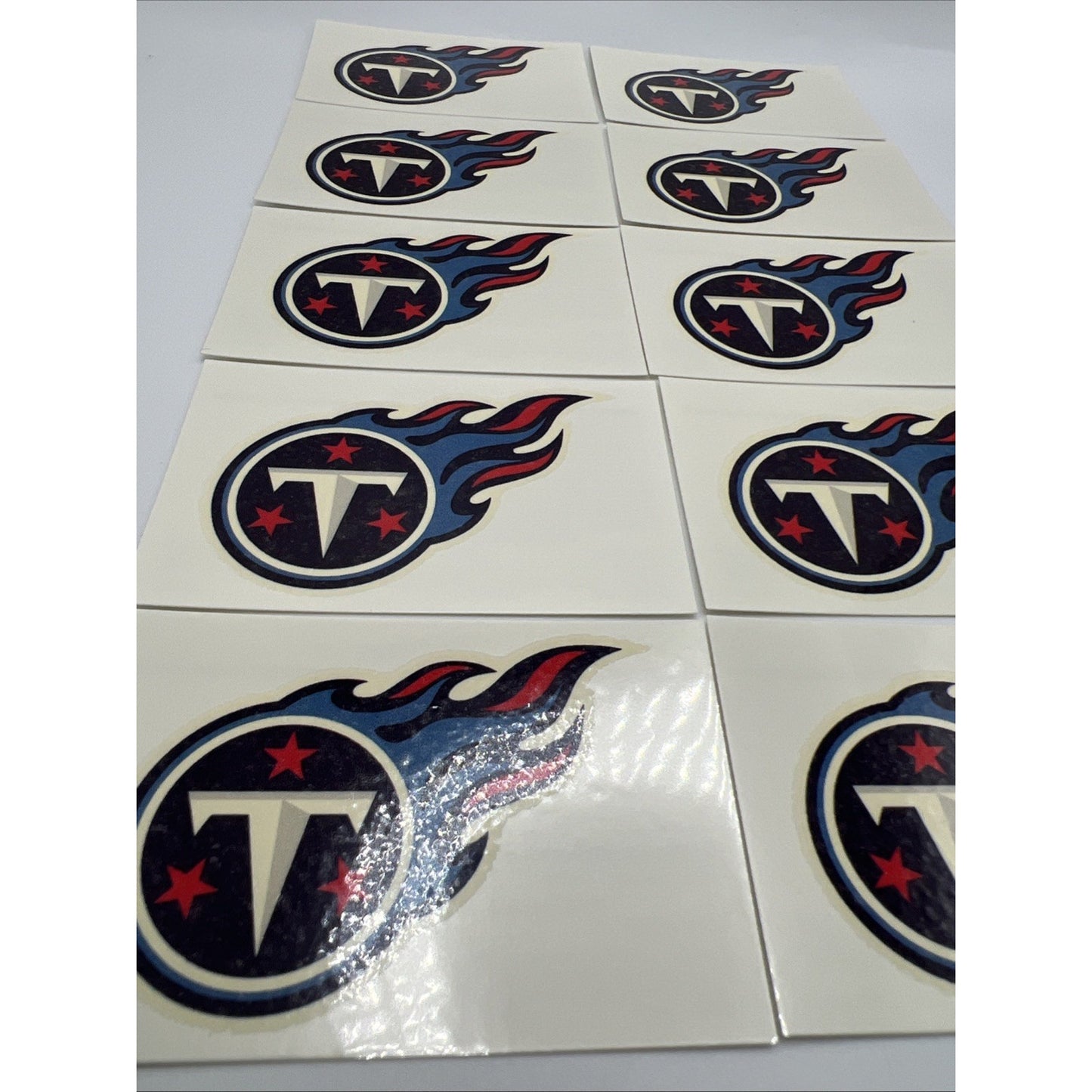 NFL Tennessee Titans Temporary Tattoo Pack Of 10 Face Body Tattoos Football