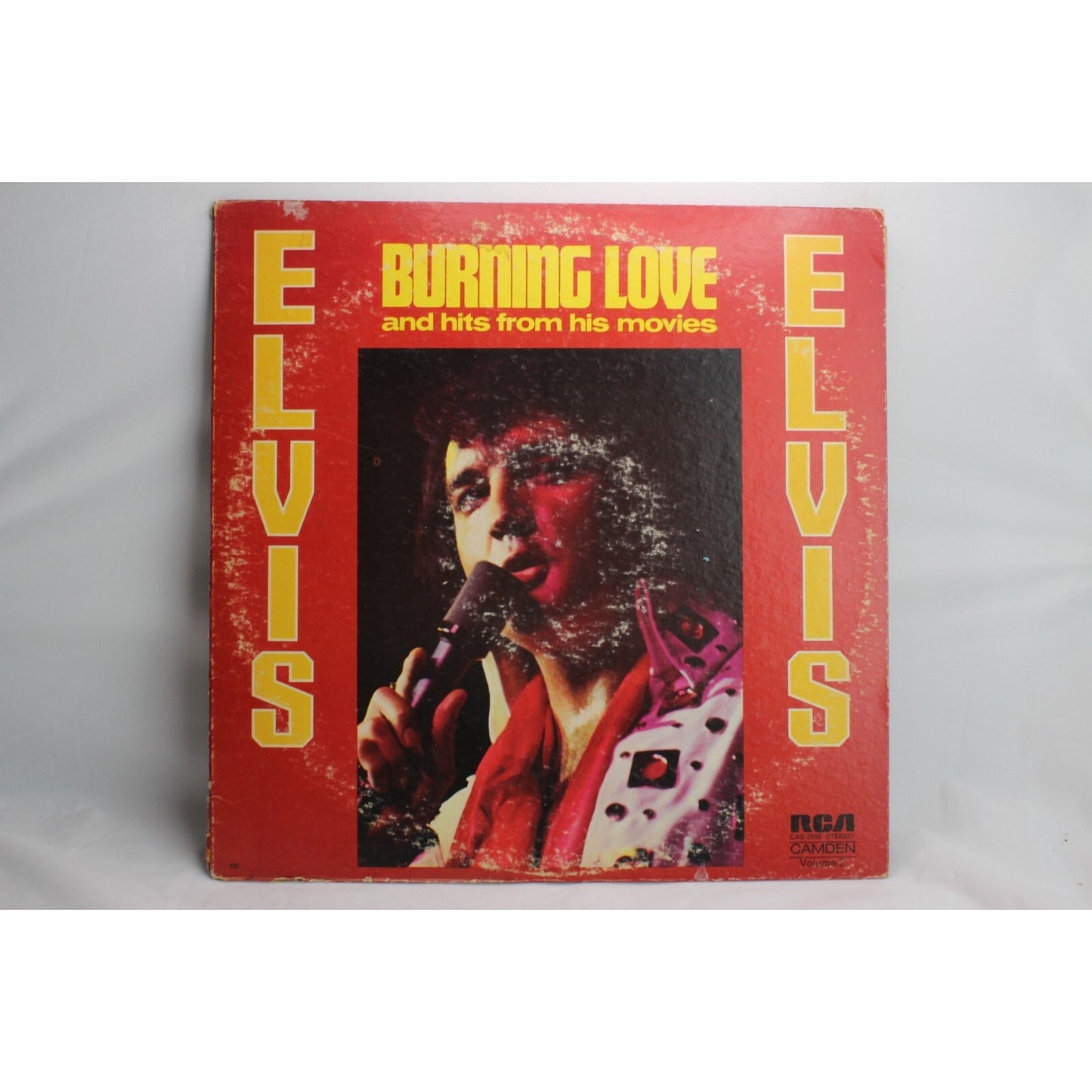 Elvis Presley Burning Love & Hits From His Movies Vinyl Record Tested Used