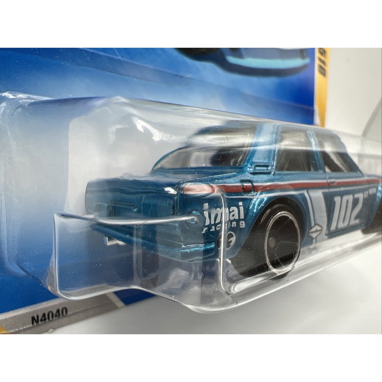 2009 Hot Wheels #37 New Models 37/42 Datsun Bluebird 510 Blue New Diecast Race