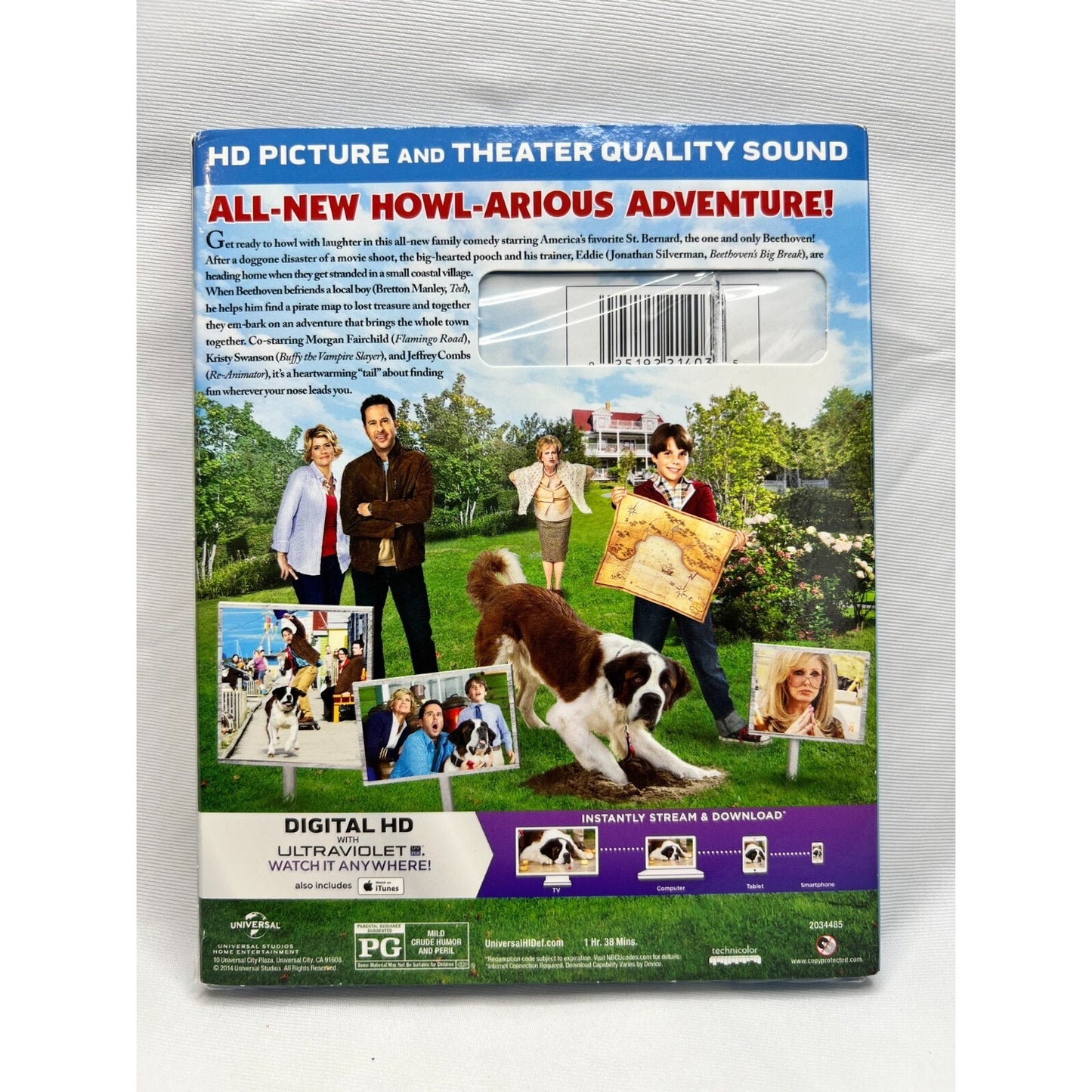 Beethoven's Treasure Tail DVD New Sealed 2014