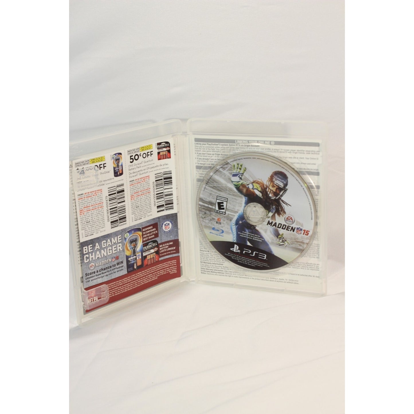 Madden NFL 15 PlayStation 3 PS3 Tested Video Game Used Football Sports Game