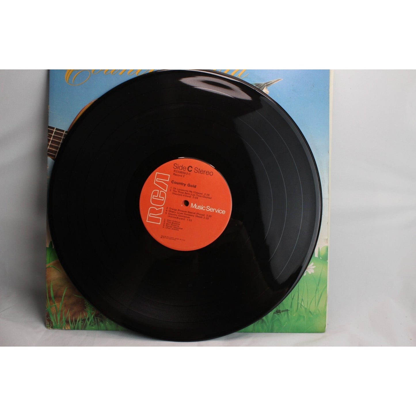 Country Gold Vinyl Record Used
