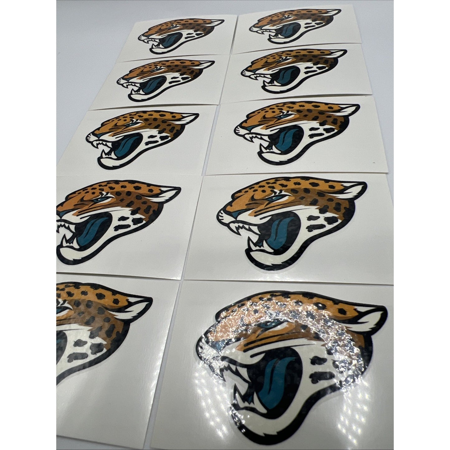 NFL Jacksonville Jaguars Temporary Tattoo Pack Of 10 Face Body Tattoos Football