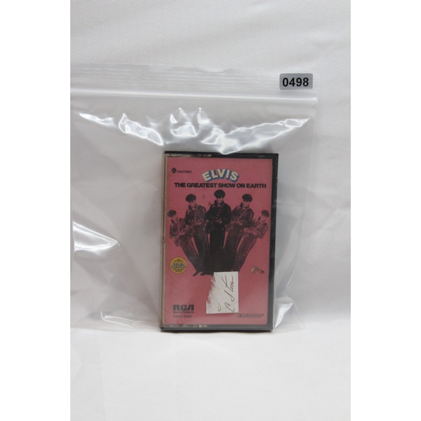 Elvis Presley The Greatest Show On Earth Cassette Tape Tested Music Used