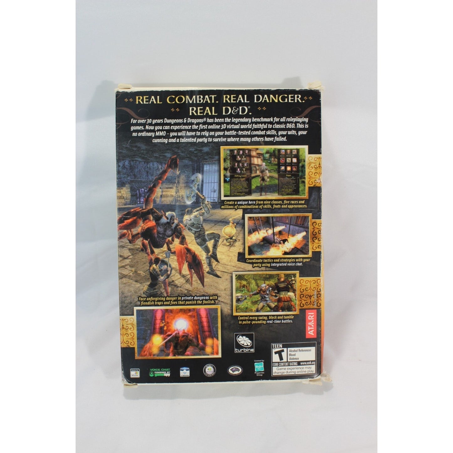 PC Dungeons and Dragons Online Stormreach Used Tested Video Game RPG MMO Fantasy