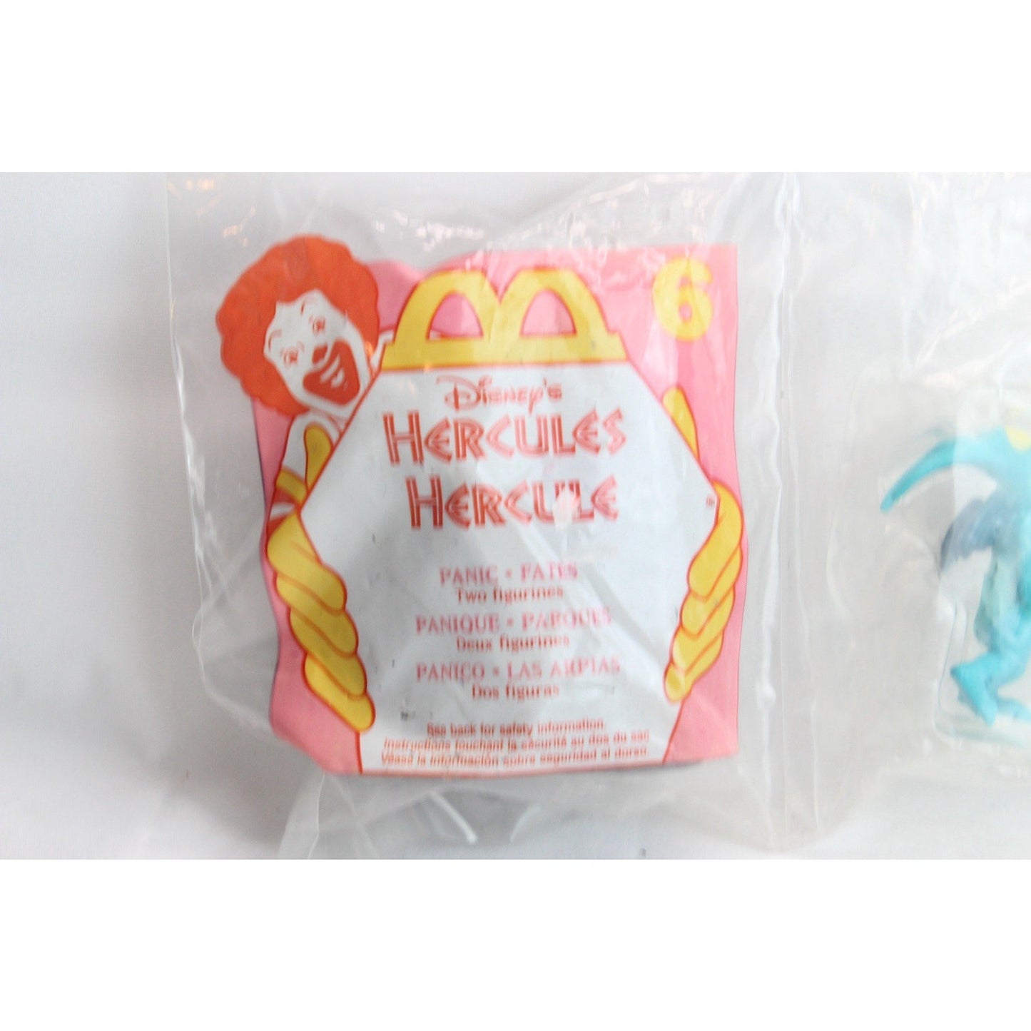 New 1996 Disney Hercules #6 Panic Fates McDonald's Toy Sealed Villain