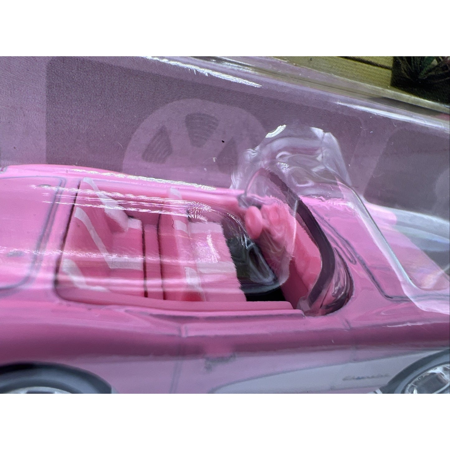 Hot Wheels Premium Pop Culture Barbie The Movie 1956 Corvette Chevrolet Pink