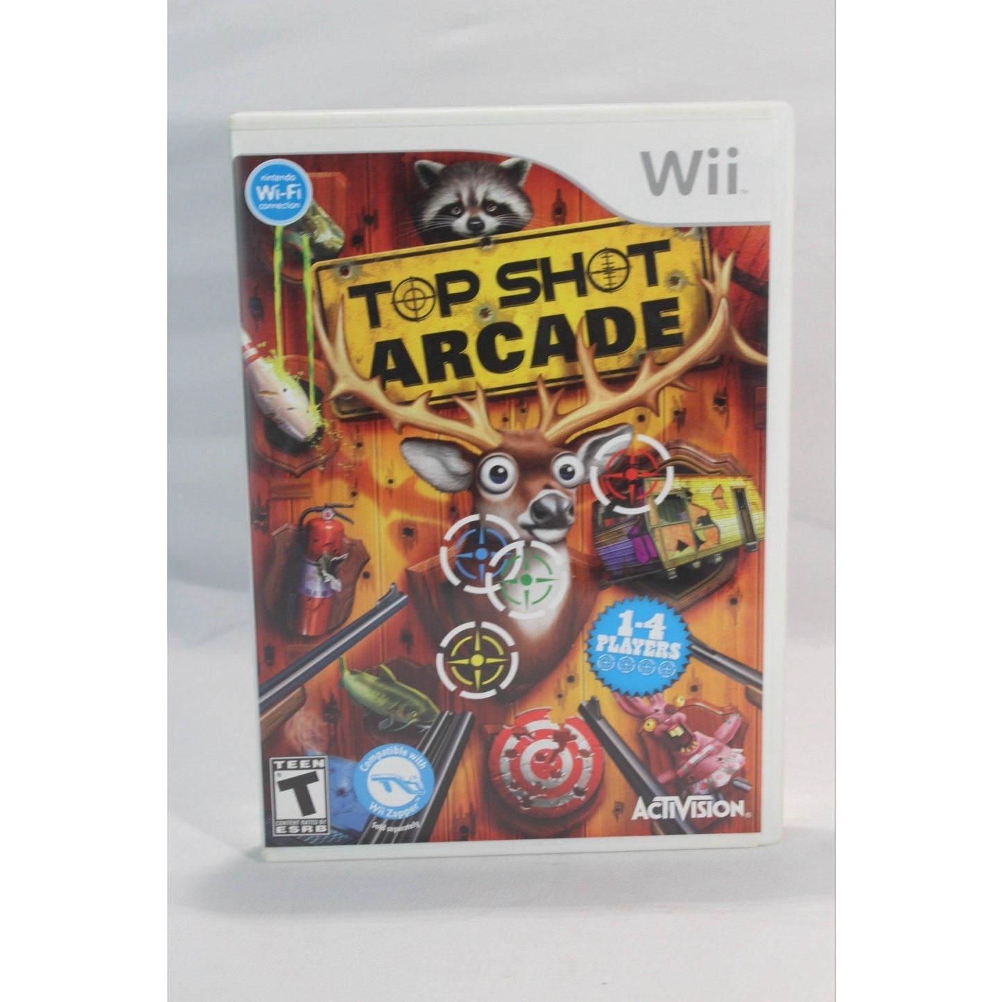 Top Shot Arcade Nintendo Wii Activision Video Game Tested