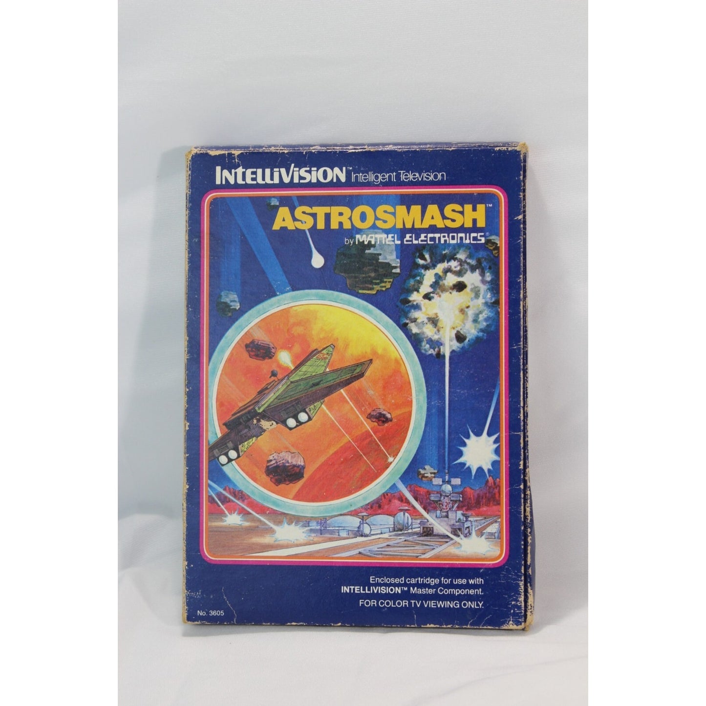 Astrosmash Intellivision Tested Video Game Used Classic Space Shooter Game