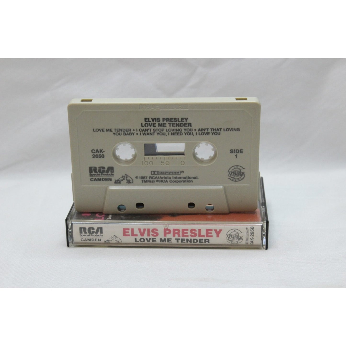 Elvis Presley Love Me Tender Cassette Tape Tested Music Used