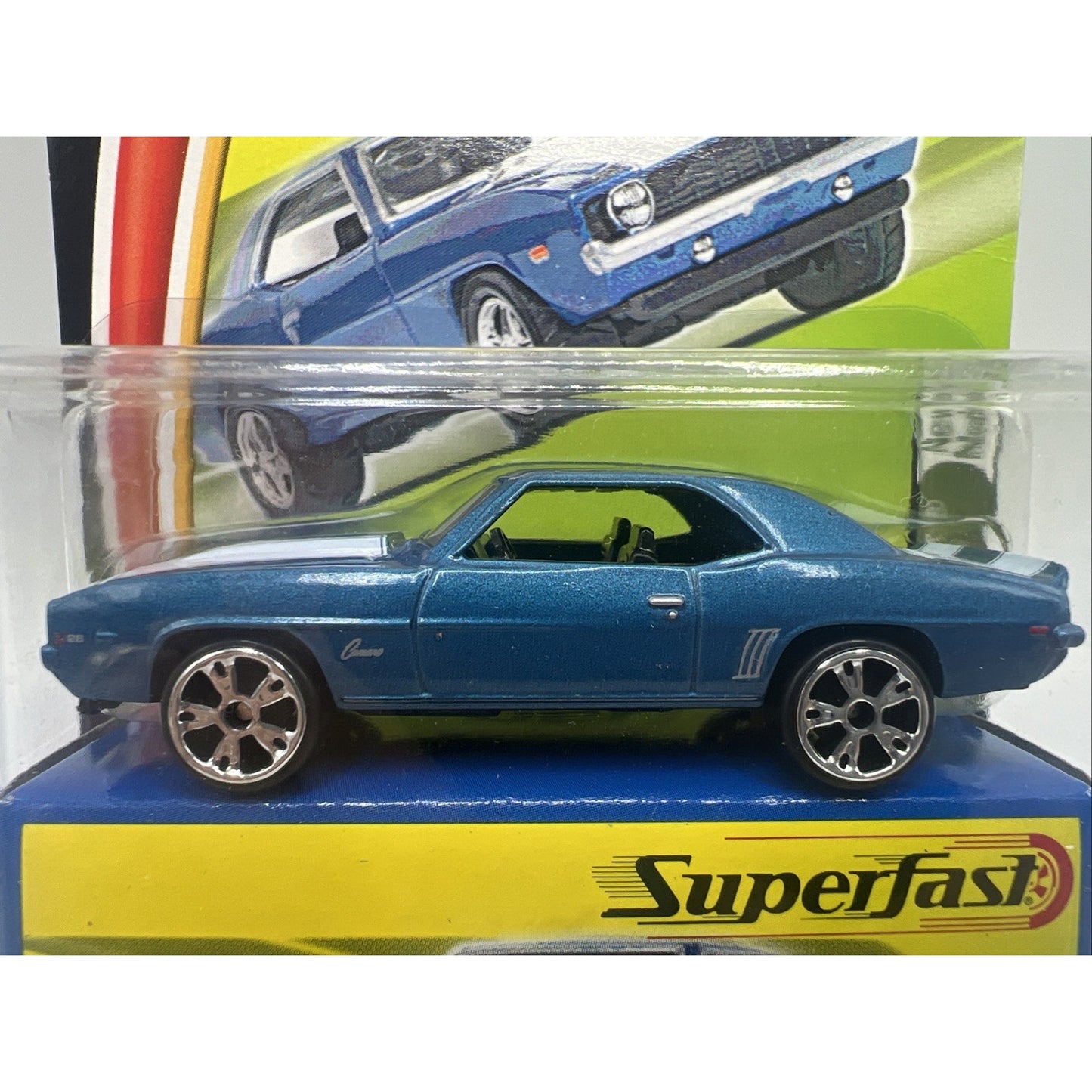 Matchbox SuperFast 1969 Camaro Z-28 Die-Cast Toy Car Super Fast Muscle Race Car