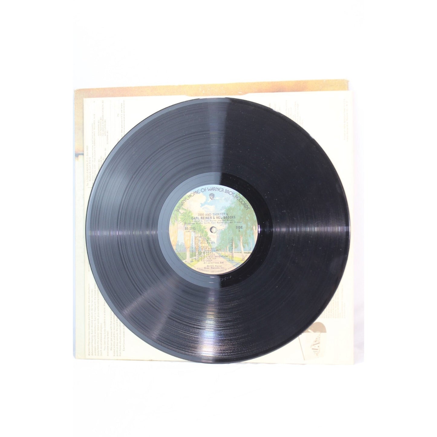 Carl Reiner And Mel Brooks 2000 and Thirteen Record Tested Video Album Used