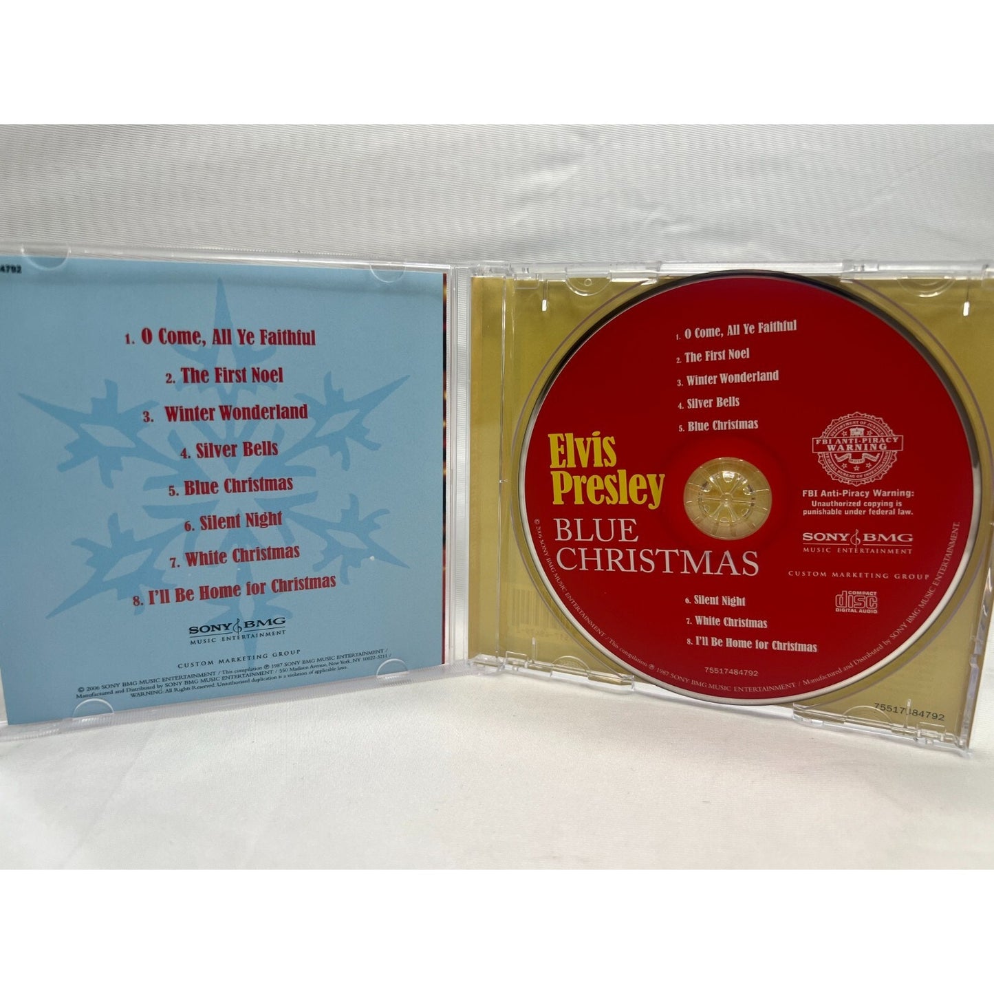 Elvis Presley Blue Christmas Audio CD-ROM Tested Used