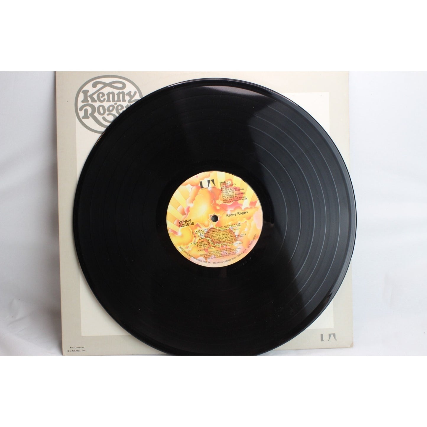 Kenny Rogers Vinyl Record Tested Used