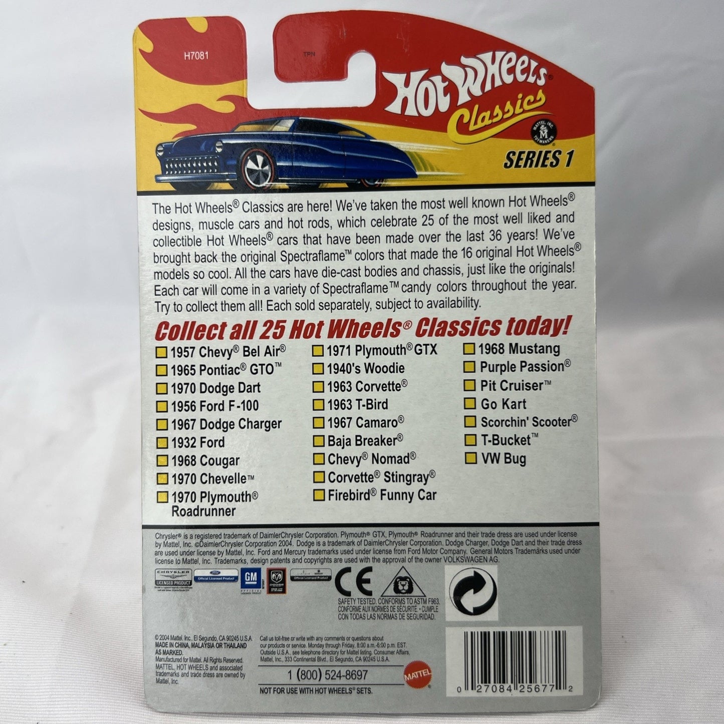 Hot Wheels Classics Chevy Nomad Series 1 #16/25 Dark Blue Rare Die Cast