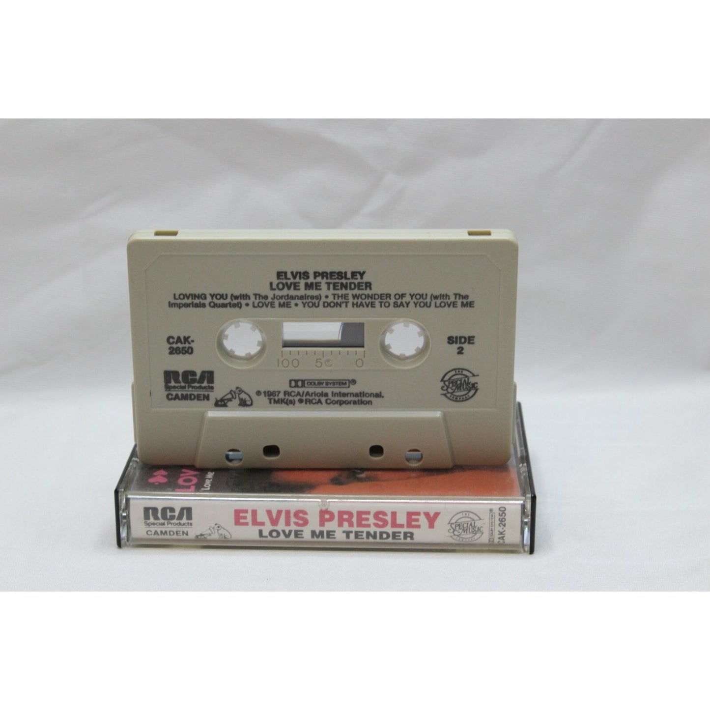 Elvis Presley Love Me Tender Cassette Tape Tested Music Used