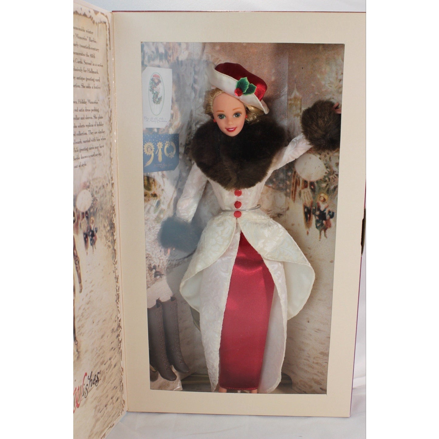 Vintage 1995 Hallmark Holiday Memories Barbie Special Edition Collector Doll New