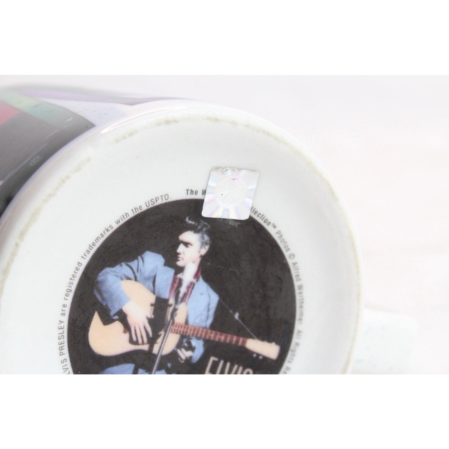 Elvis Presley Coffee Mug Official Signature Product Rare Find The King