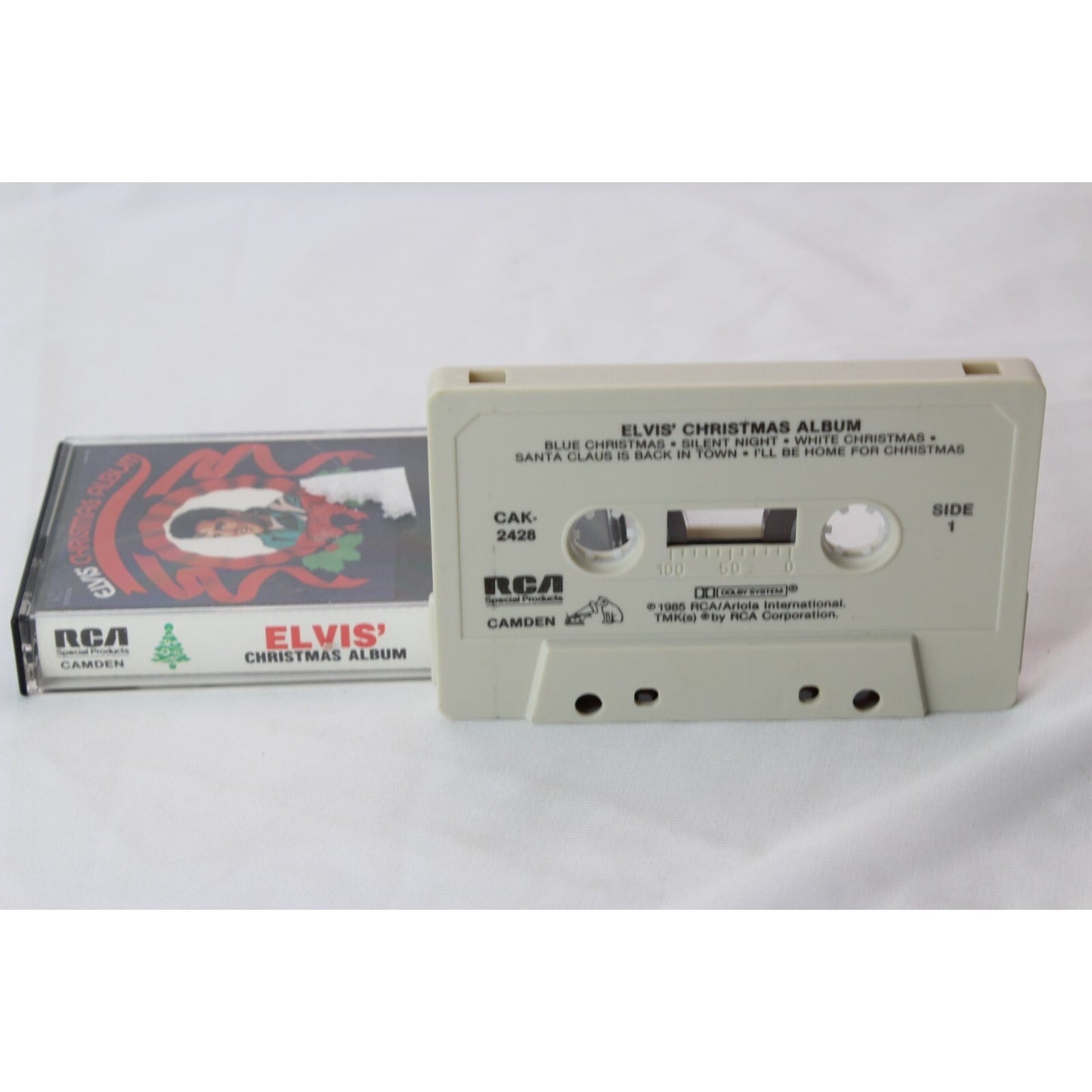 Elvis' Christmas Album Cassette Tape Elvis Presley Tested Music Used