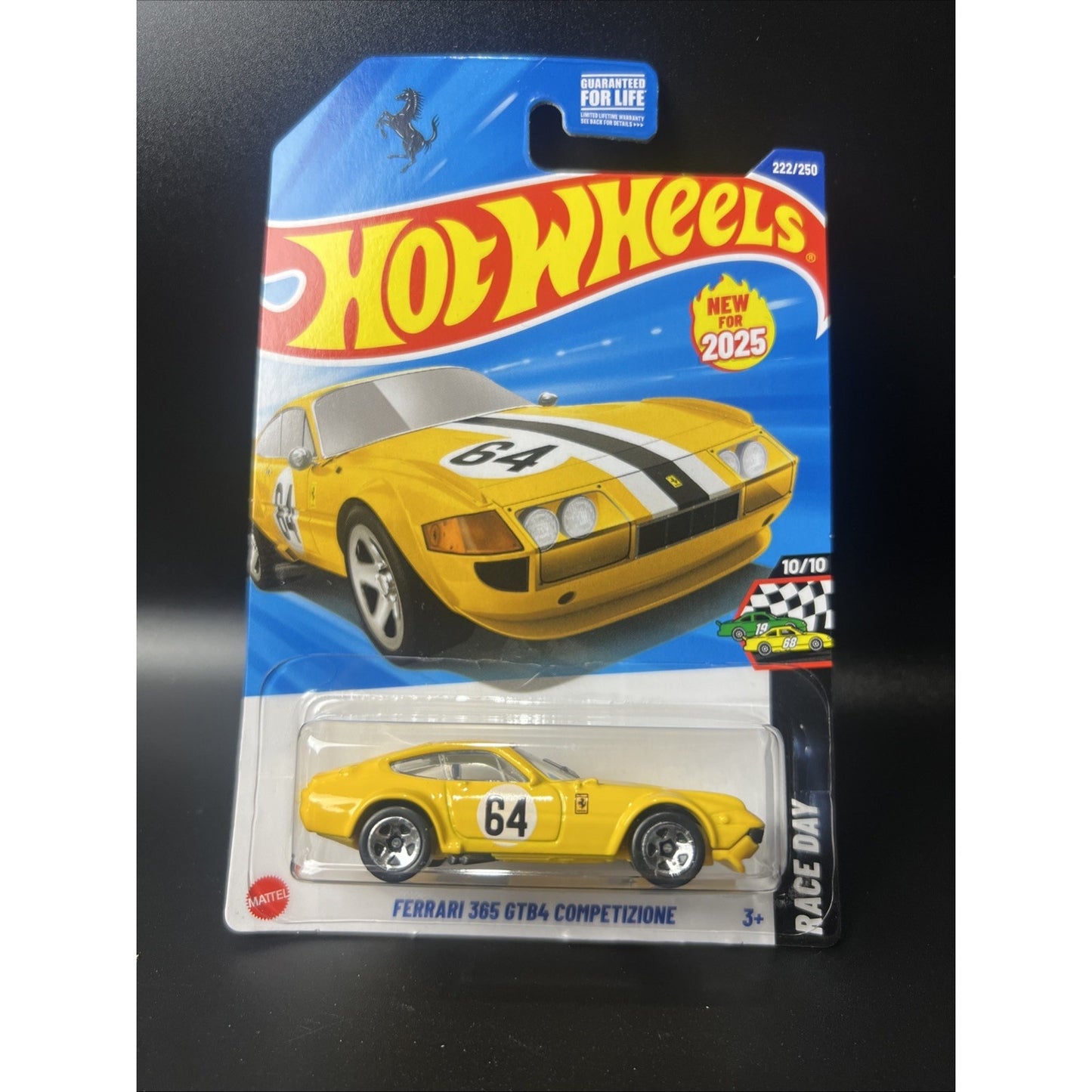 Lot Of 4 2025 Hot Wheels Ferrari 365 GTB4 Competizione 222/250 Yellow 4 Pack