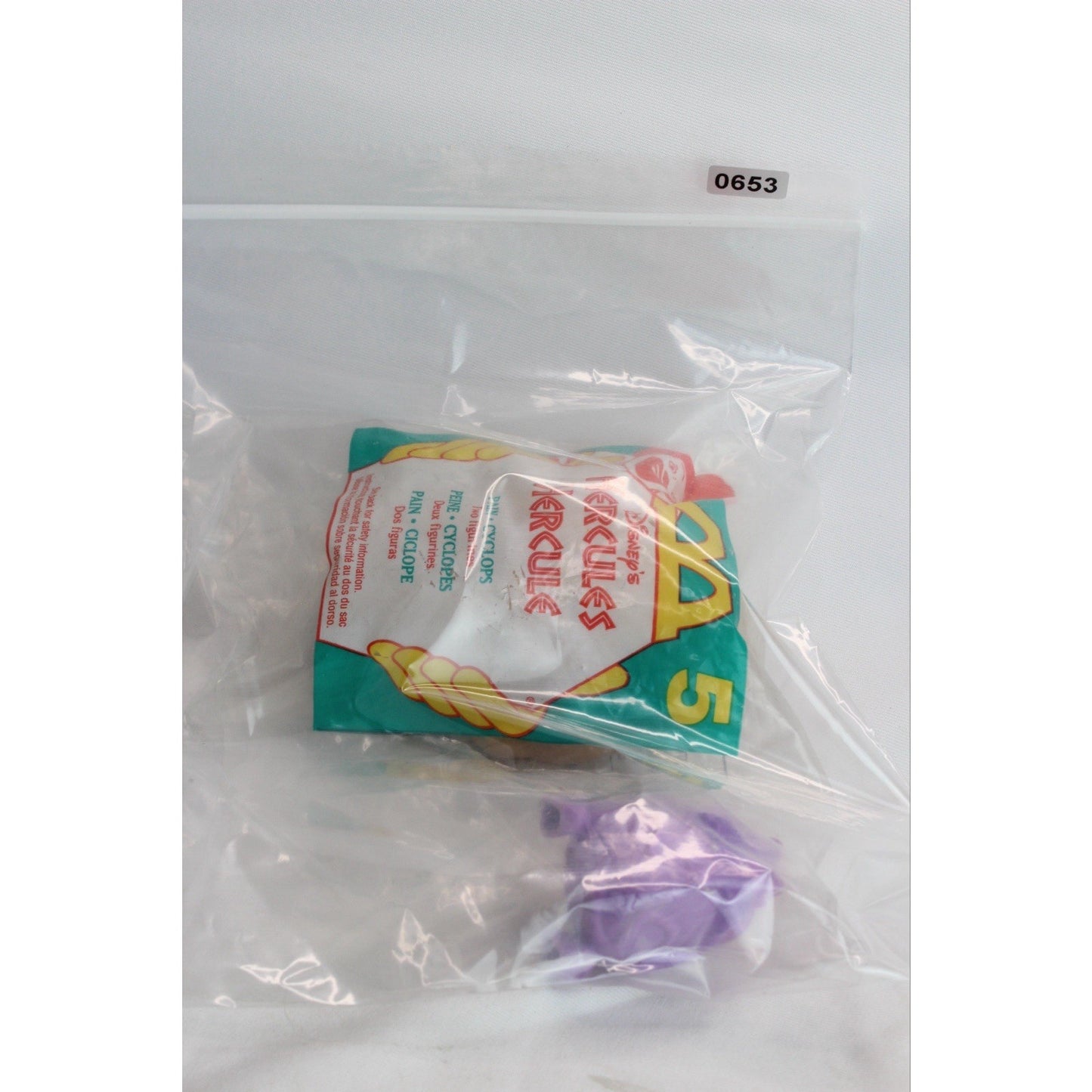 1996 McDonald's Happy Meal Toys Hercules #5 Pain Cyclops Disney's Sealed
