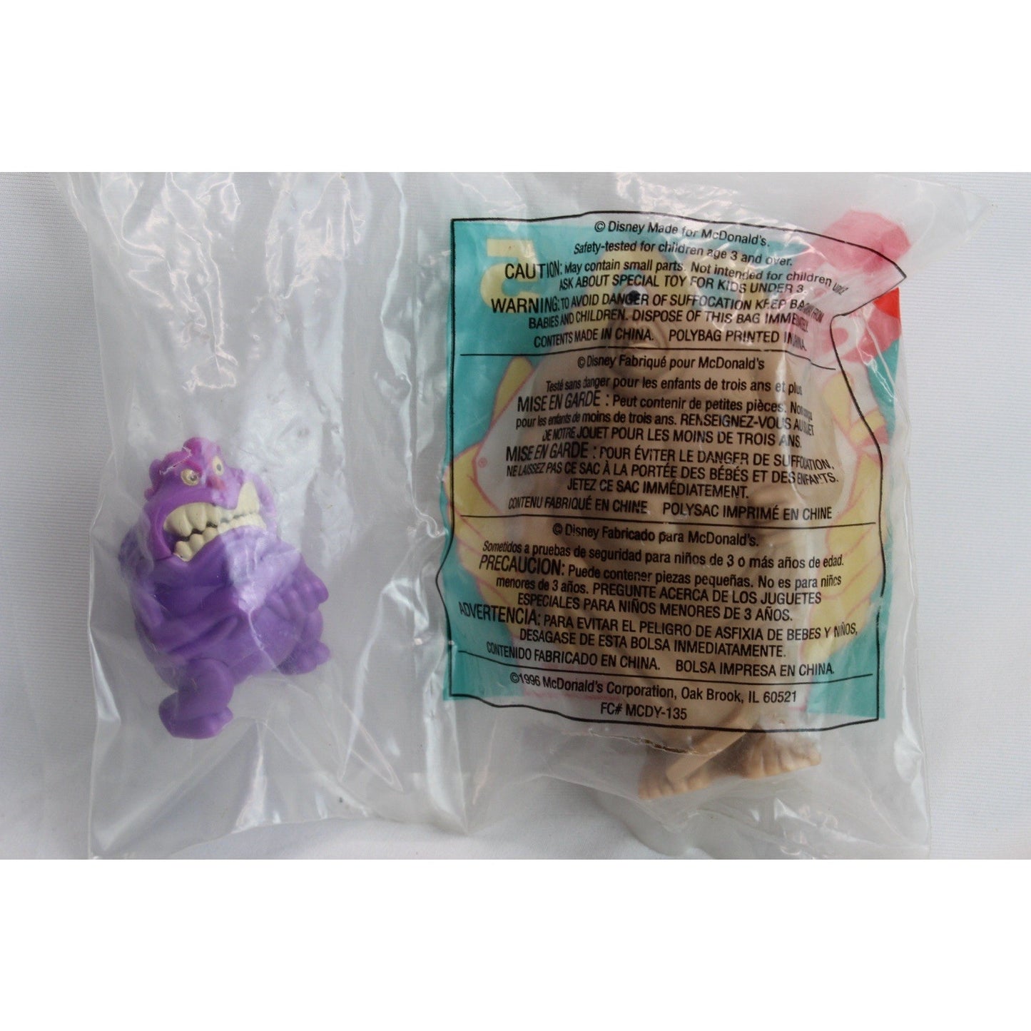 1996 McDonald's Happy Meal Toys Hercules #5 Pain Cyclops Disney's Sealed