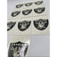 NFL Oakland Las Vegas Raiders Temporary Tattoo Pack Of 10 Face Tattoos Football