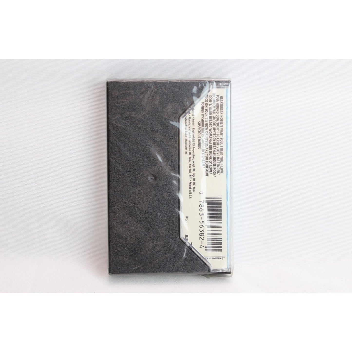 Elvis Presley Commemorative Issue The Number One Hits Cassette Tape New Sealed