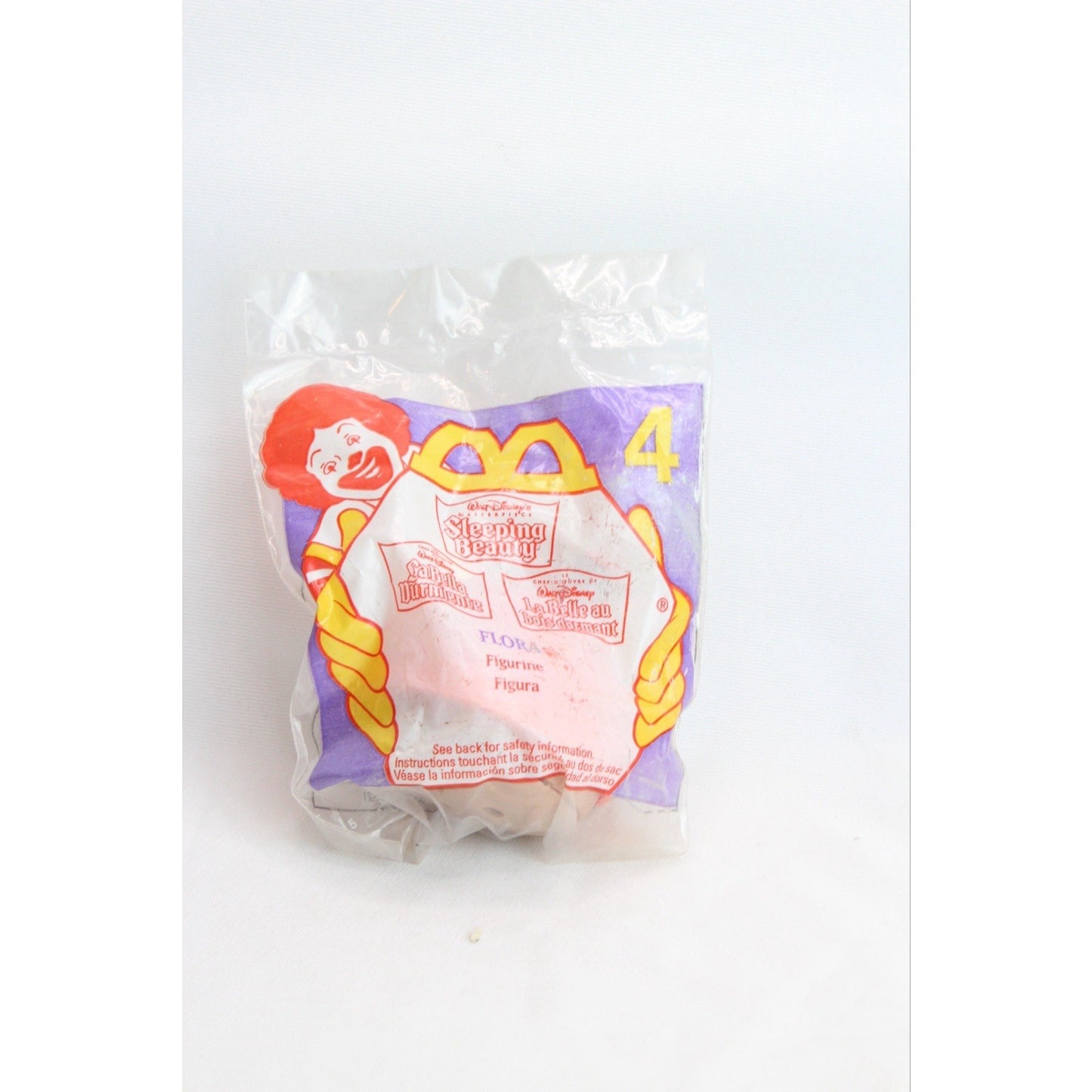 Disney Sleeping Beauty Flora Figure Brand New Sealed McDonald’s Happy Meal Toy 4