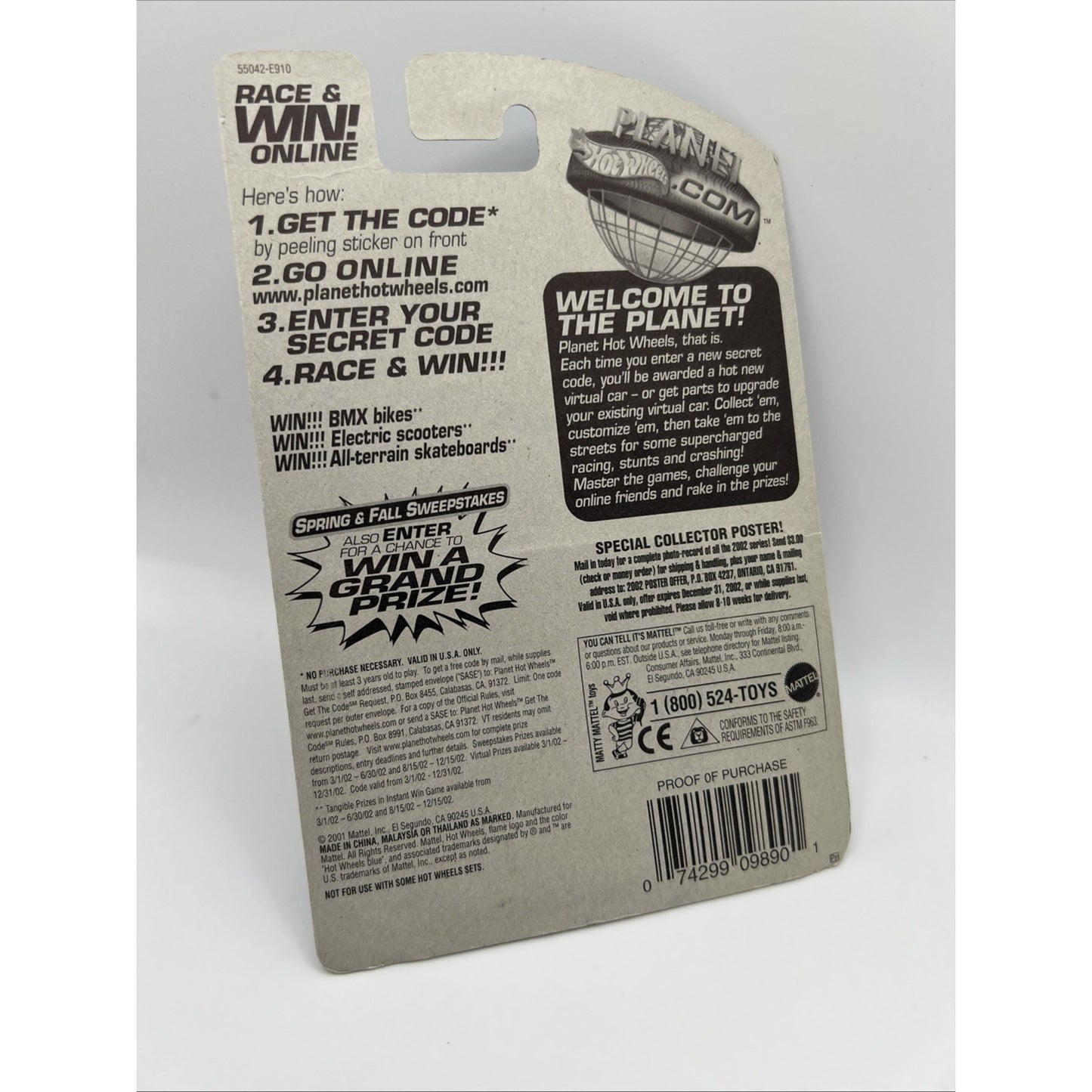 Hot Wheels Mo' Scoot 2002 Collector No. 157 Blue Scooter Moped Diecast Toy