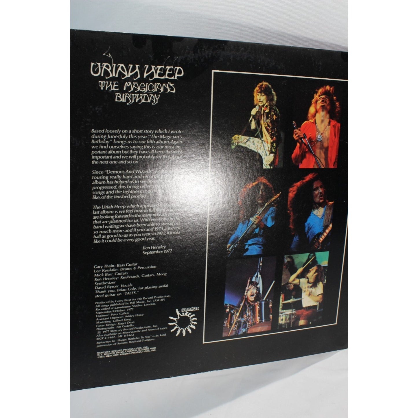 Uriah Heep The Magicians Birthday Record Audio Tested Video Music Album Used