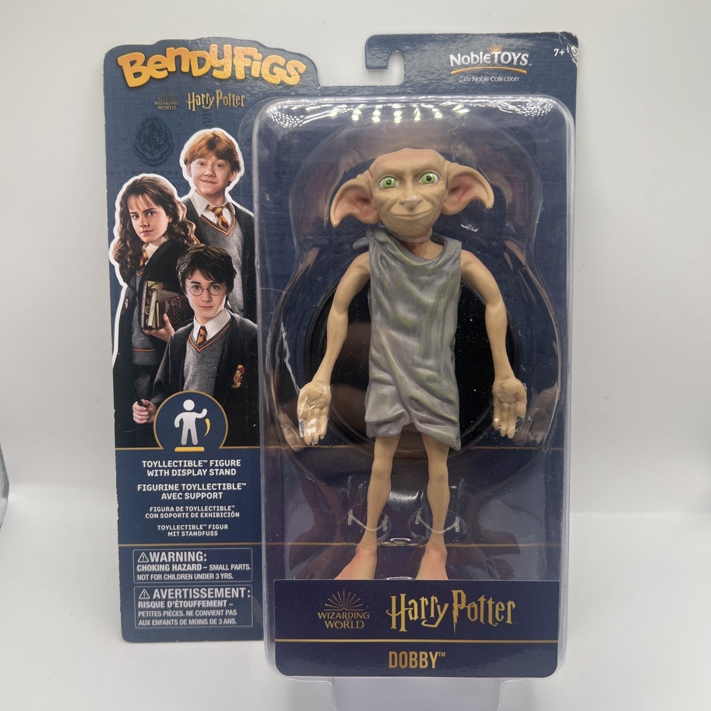 Harry Potter Movie Wizarding World Bendyfig Dobby Magical Elf 7" Figure