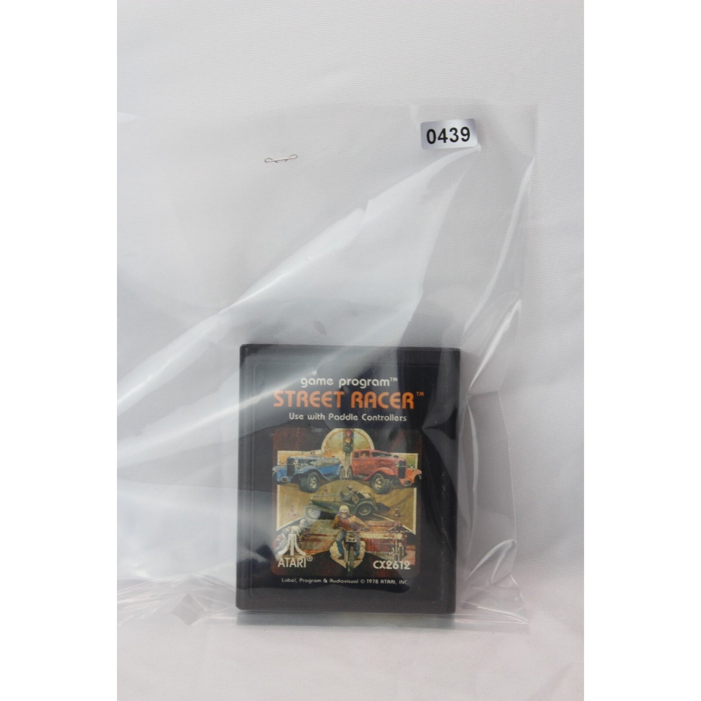 Street Racer CX2612 Atari 2600 Tested Video Game Used