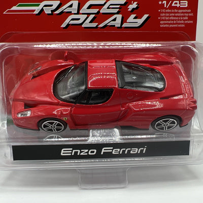 Burago 1/43 Race and Play Enzo Ferrari Red Rare Die Cast Car Toy Model